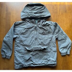 Baby Gap Olive Green Hooded Anorak Windbreaker Jacket Boys Girls Size 5Y